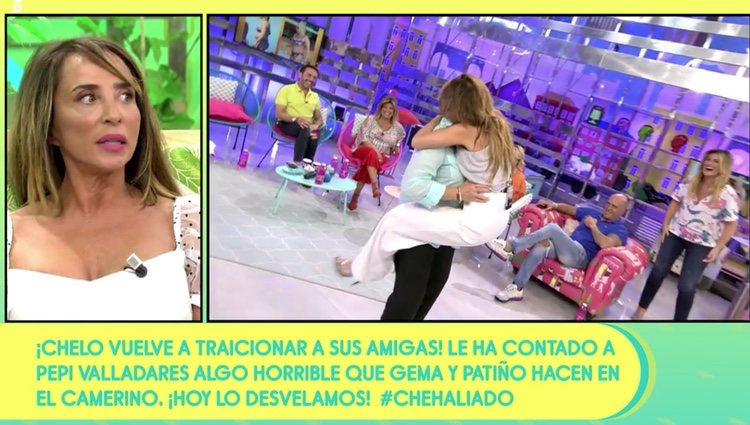 María Patiño da por rota su relación con Chelo García Cortés en 'Sálvame' Foto: Telecinco