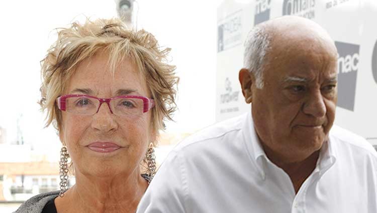 Rosalía Mera y Amancio Ortega, padres de Sandra Ortega