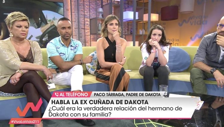 Terelu Campos, Luis Rollán, Sandra Barneda, Sara ex cuñada de Dakota en 'Viva la vida'