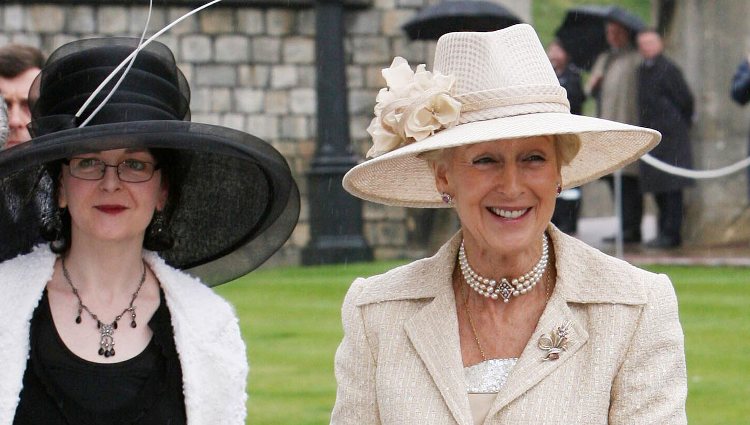 Alexandra de Kent con su hija, Marina Ogilvy | Pinterest