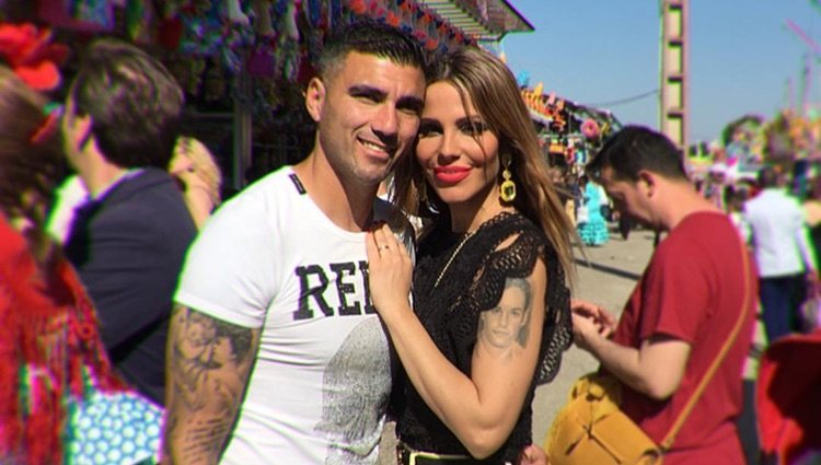 Noelia López y José Antonio Reyes / Foto: Instagram