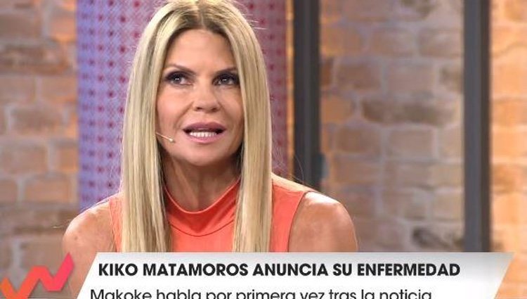 Makoke hablando sobre la situación de Kiko Matamoros | Foto: telecinco.es