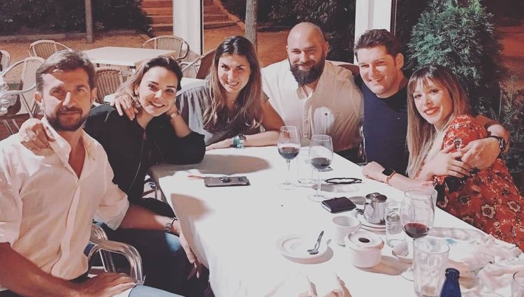 Reencuentro de Chenoa, Gisela y Manu Tenorio junto a sus parejas / Foto: Instagram