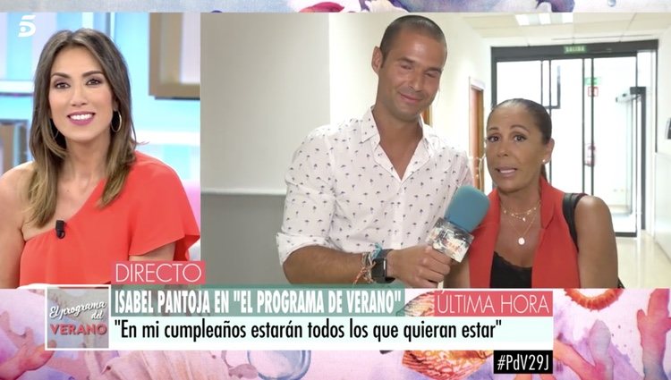 Isabel Pantoja en directo en el 'Programa del verano'/Foto: telecinco.es