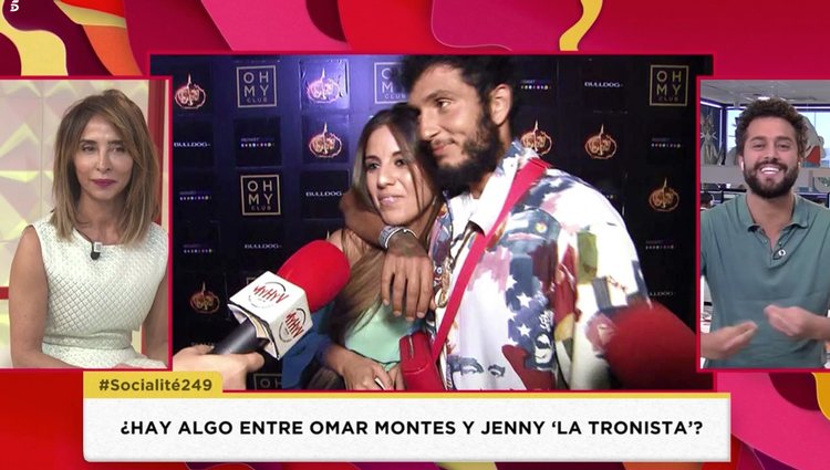 La foto de la pareja en la fiesta de 'Supervivientes' | Foto: Telecinco.es