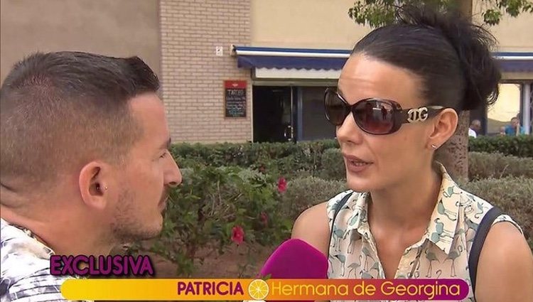 Patricia, la hermana de Georgina Rodríguez, hablando para 'Sálvame'/ Foto: telecinco.es