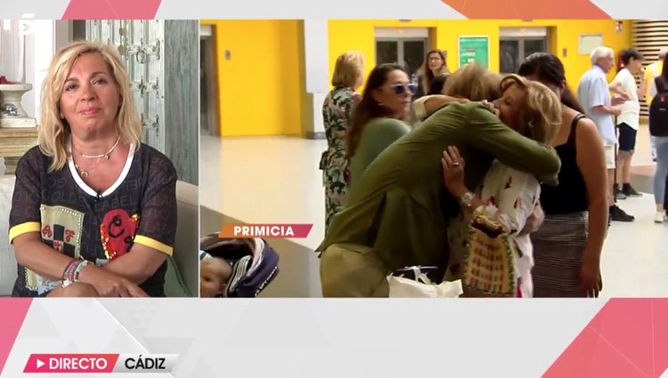 Imágenes del reencuentro de María Teresa Campos y Edmundo Arrocet/Foto: telecinco.es