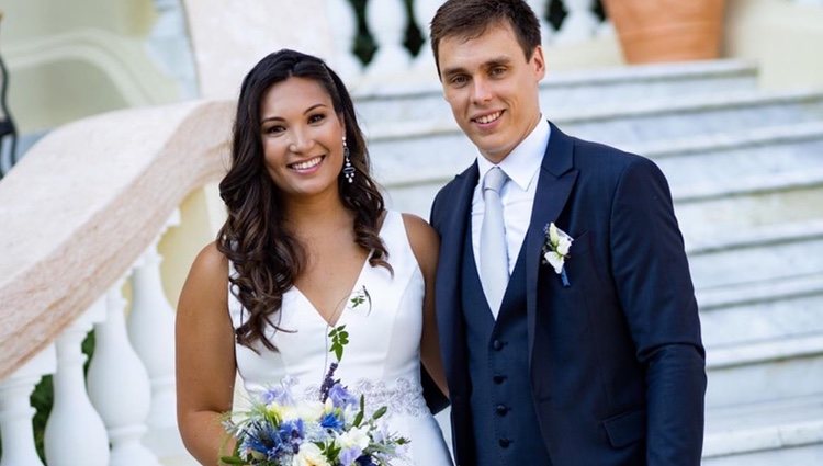 Louis Ducruet y Marie Chevallier recien casados/Foto: Instagram