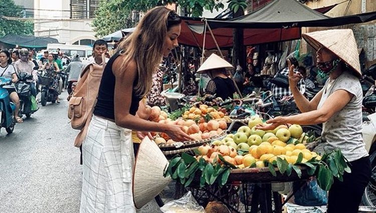 Lara Álvarez en Hanoi, Vietnam/Foto: Instagram