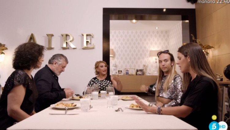 Raquel Mosquera habla de Pedro Carrasco en 'Ven a cenar conmigo'/Foto:Telecinco