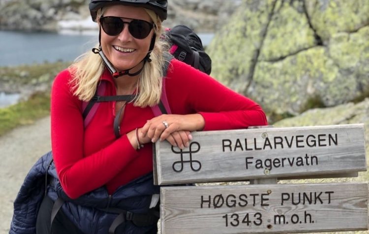 Mette-Marit de Noruega en Rallarvegen