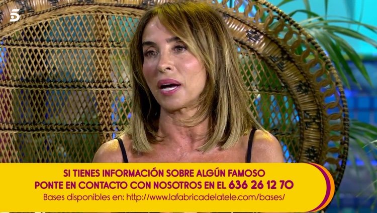 María Patiño explicando todos los detalles de su boda / Telecinco.es