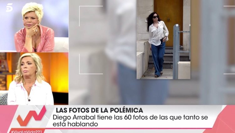 Carmen Borrego y Terelu Campos ven las fotos | Foto: telecinco.es