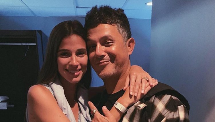 Sandra Gago con Alejandro Sanz/ Foto: Instagram