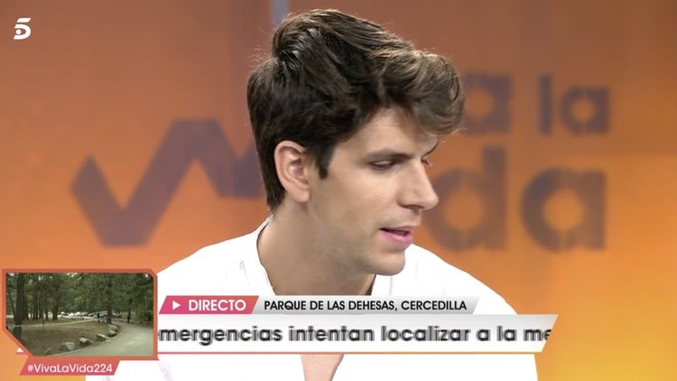 Diego Matamoros en el plató de 'Viva la Vida'/ Foto: telecinco.es