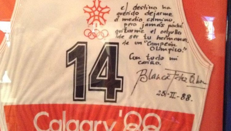 La emotiva dedicatoria de Blanca Fernández Ochoa a su hermano en los Juegos Olímpicos de Calgary 88/Foto:Instagram