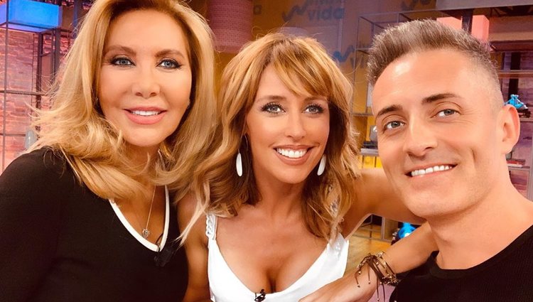 Norma Dvuval, Emma García y Javier Reyes en 'Viva la Vida'/ Foto: telecinco.es