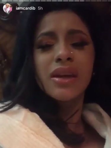 La rapera Cardi B rindiendo homenaje al cantante Camilo Sesto | Instagram