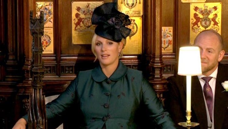 La imagen viral de Zara Phillips en la boda del Príncipe Harry y Meghan Markle