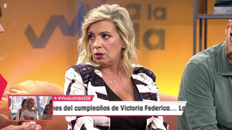 Carmen Borrego opinando sobre la actitud de Victor Sandoval | Telecinco.es