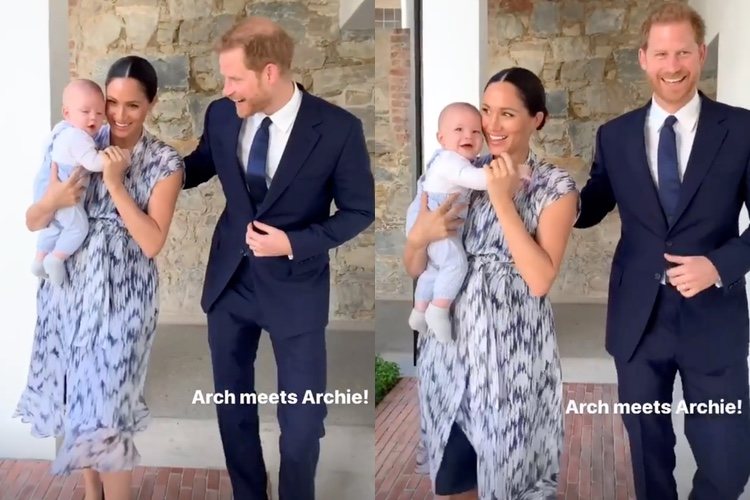 Los Duques de Sussex con Archie en Sudáfrica