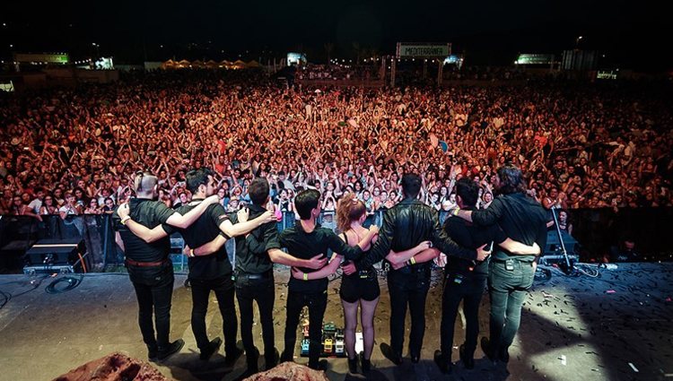 Alfred y su banda en el Mediterránea Festival 2019