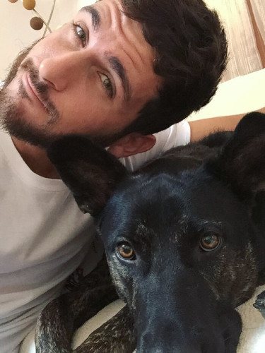 Álvaro Gango se despide de su perro Clever/Foto:Instagram