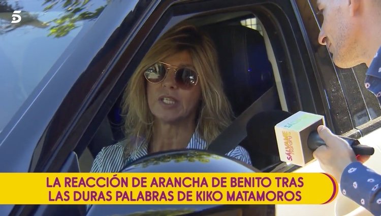 Arancha de Benito contesta a Kiko Matamoros en 'Sálvame'/ Foto: telecinco.es