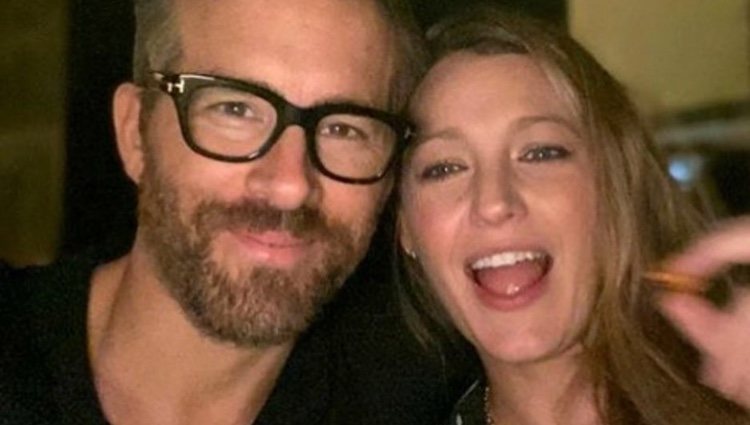 Ryan Reynolds y Blake Lively, juntos en una foto que compartió el actor / Foto Instagram