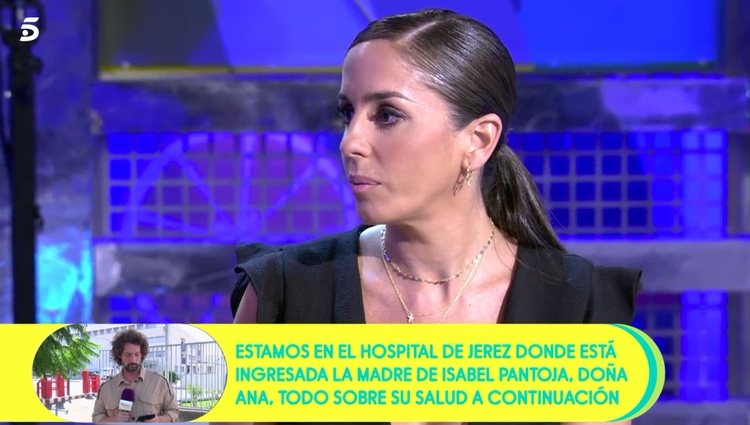 Anabel Pantoja hablando de cómo se encuentra su abuela / Telecinco.es