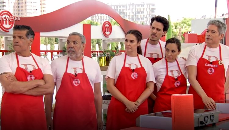 El equipo rojo durante la prueba de exteriores - Fuente: Rtve.es