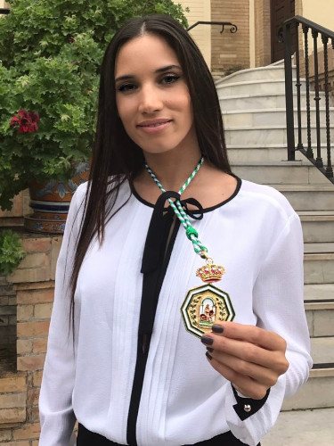 India Martínez tras recibir la Medalla de Andalucía en 2017/Foto:Instagram