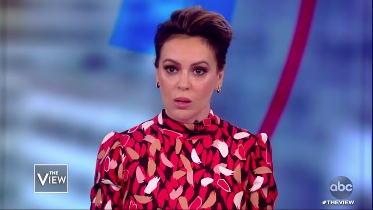 Alyssa Milano en 'The View' | abc.go.com