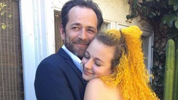 Luke Perry con su hija Sophie|vía Instagram