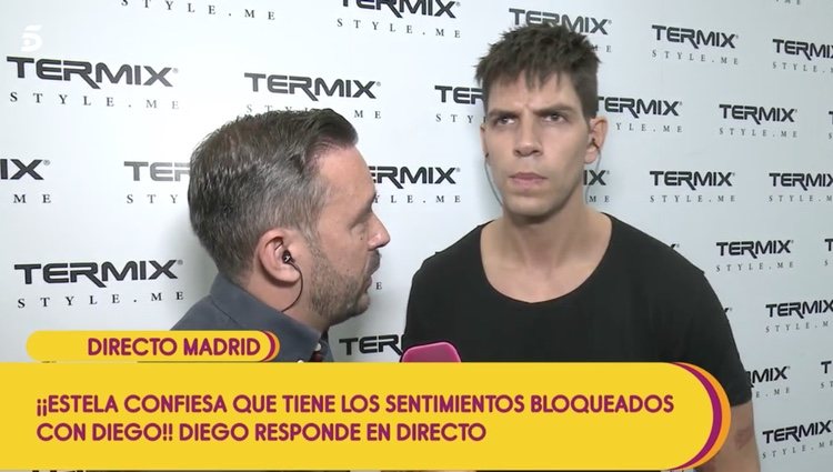 Diego Matamoros defendiendo a su mujer, Estela Grande, en 'Sálvame' / Foto: Telecinco.es