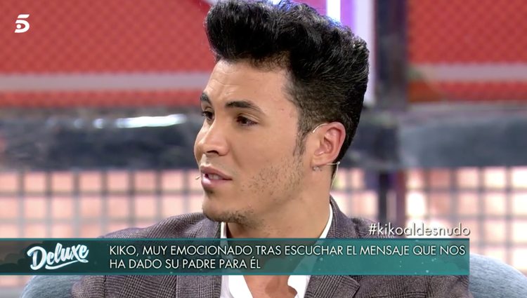 Kiko Jiménez emocionado al hablar de sus padres/Foto: telecinco.es