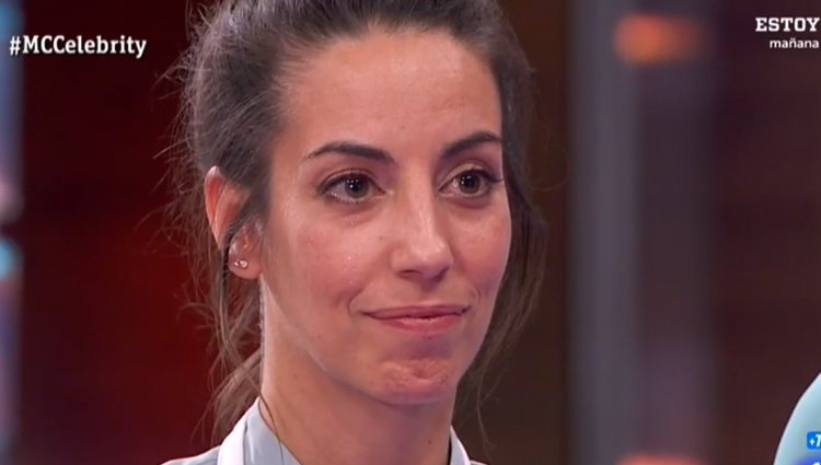 Almudena durante la valoración del jurado - Fuente: Rtve.es