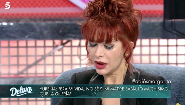 Yurena, muy triste hablando de su madre | Foto: telecinco.es