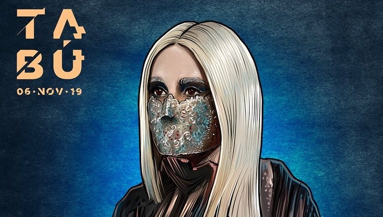 La ilustración de Ava Max compartida por Pablo Alborán | Foto: Twitter