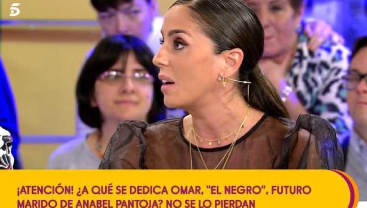 Anabel Pantoja en 'Sálvame'/foto:telecinco.es