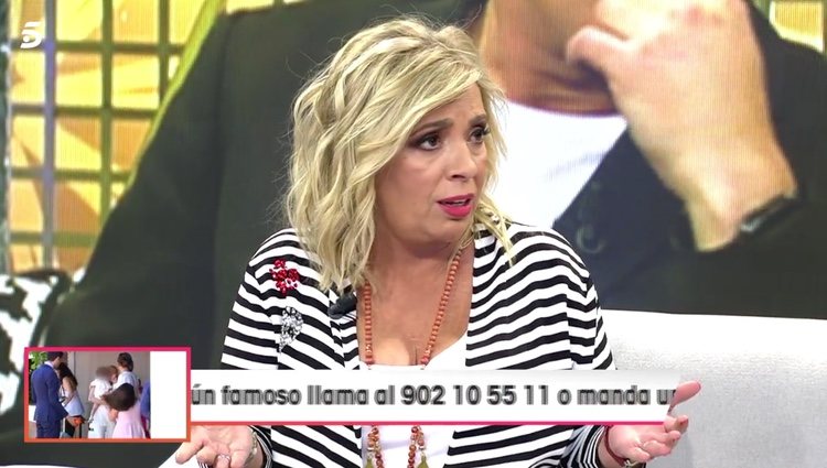 Carmen Borrego hablando de sus excompañeros / Telecinco.es