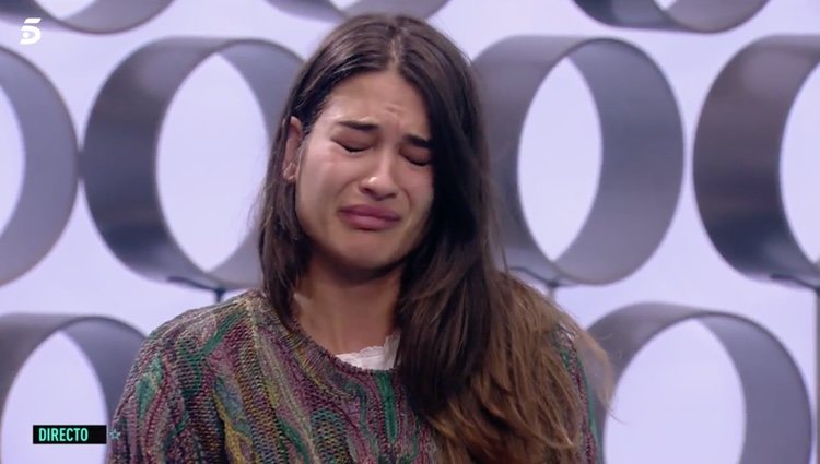 Estela Grande, muy emocionada en 'GH VIP 7' / Foto: Telecinco.es