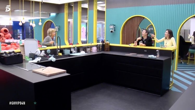 Adara Molinero y Mila Ximénez discutiendo en 'GH VIP 7' / Foto: Telecinco.es