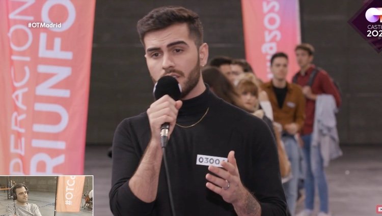 Maverick durante su casting de 'OT 2020'