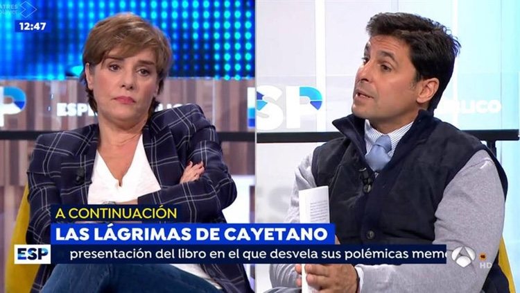 Anabel Alonso y Fran Rivera en el plató de 'Espejo Público'/ Foto: Antena 3