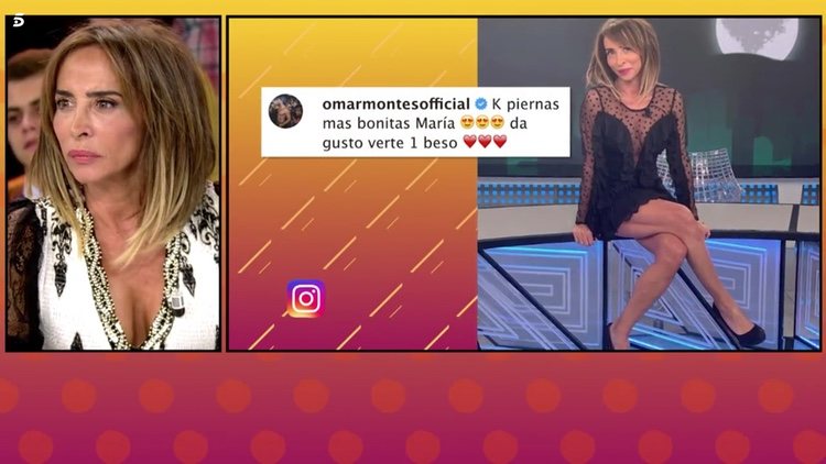 María Patiño atenta a los comentarios de Omar Montes | Telecinco.es