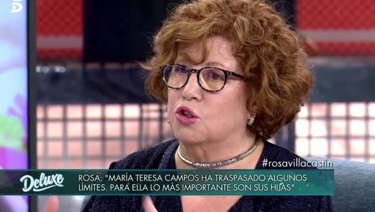 Rosa Villacastin en 'Sálvame Deluxe/ fuente: telecinco.es