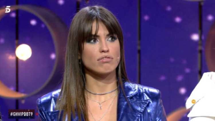 Sofía Suescun en el plató de 'GH VIP 7'/foto:telecinco.es