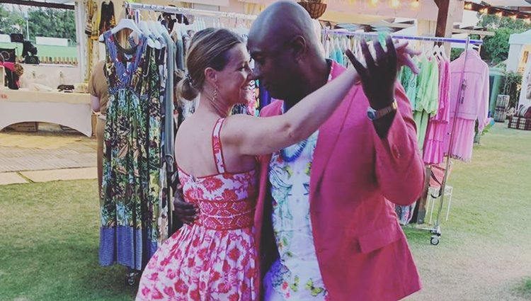 Shaman Durek y la Princesa Marta Luisa de Noruega bailando/Foto: Instagram