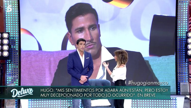 Hugo Sierra y María Patiño en 'Sábado Deluxe'/Foto: telecinco.es